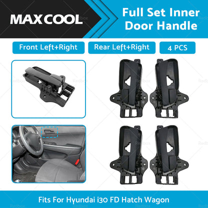 4X Front Rear Left Right Inner Door Handle For Hyundai i30 FD Hatch Wagon 07-12-1