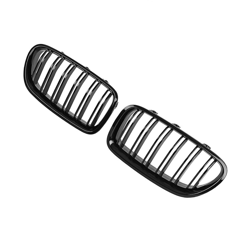 Bumper Bar Grille Gloss Black Suitable For BMW 5 Series F10 F11 Front Bumper Replacement Assembly-2