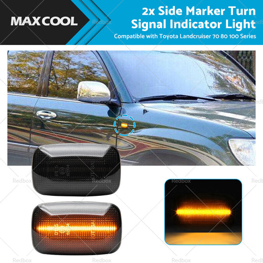 LED Side Marker Turn Signal Light for Toyota Landcruiser 2008-2021