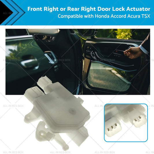 Door Lock Actuator Rear Right/Front Right for Honda Accord Acura TSX (2003-2008)