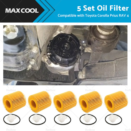 Oil Filter Set for Toyota Corolla, RAV4, Prius 2006-2021