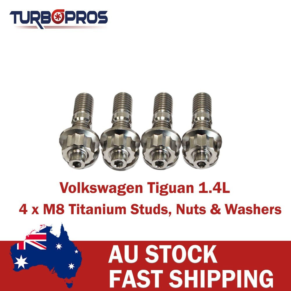 Titanium Turbo Charger Stud Kit for Volkswagen Tiguan 1.4L