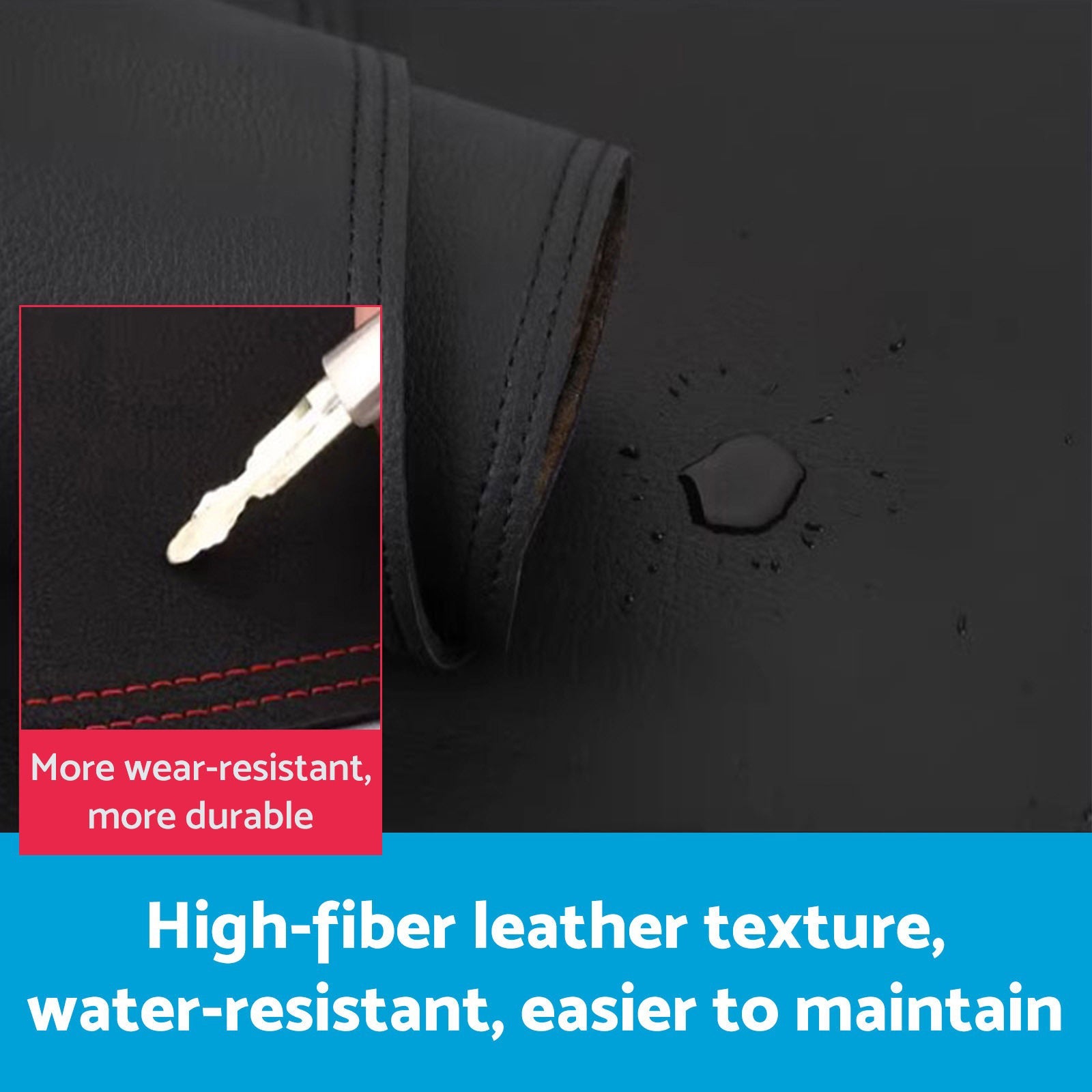 Non-Slip Dashboard Cover Microfiber Leather Suitable For Mazda CX-9 w/ HUD 2016--4