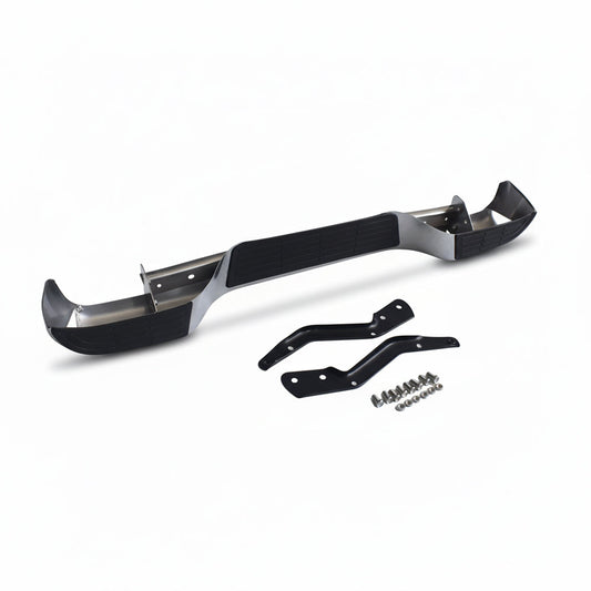 Chrome Rear Step Bumper Bar With Brackets Suitable For Toyota Hilux 2005–2015-0