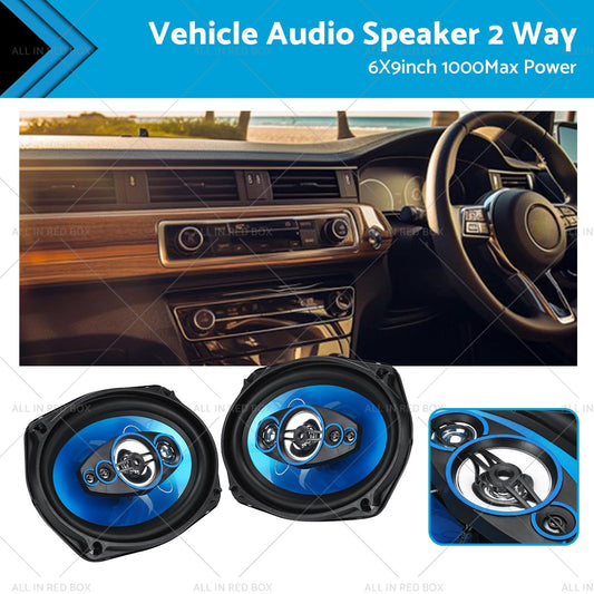 6x9" 2-Way Coaxial Stereo Speaker for Car Door HiFi Audio 1000W