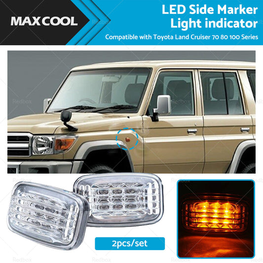 LED Side Marker Light for Toyota Land Cruiser 70/80/100 1984-2007