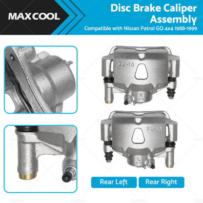 LH  RH Rear Disc Brake Caliper Assembly Suitable For Nissan Patrol GQ 4x4 88-99-0