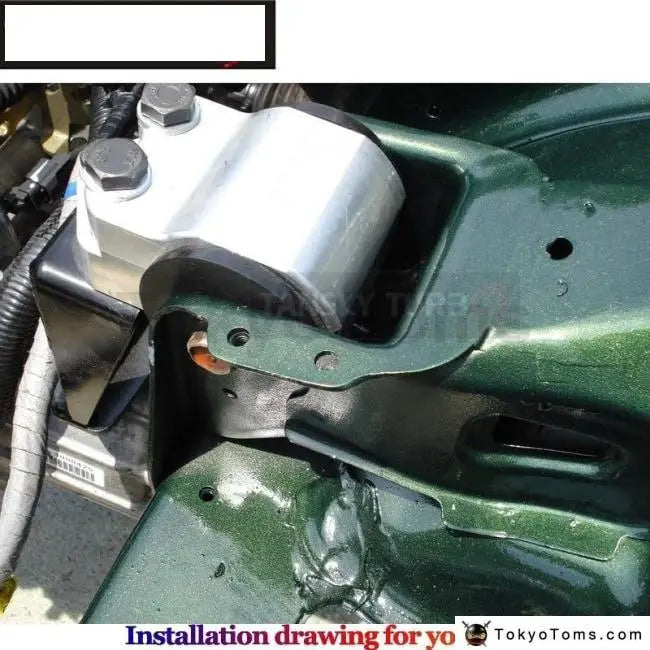 Aluminum Left Hand Engine Mount for Honda Civic 92-95 - Tokyo Tom's