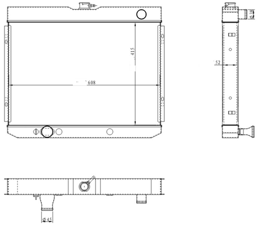 Silicone Radiator Hose Kit for Nissan 350Z/Fairlady Z 2007-2008