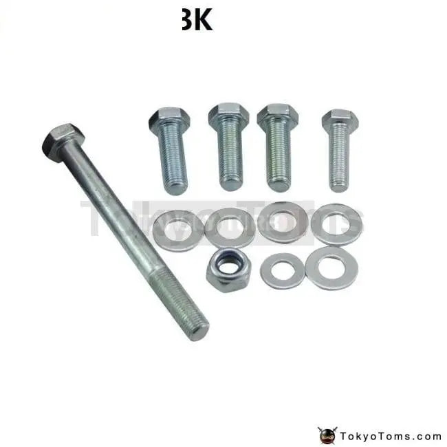 For 1996-2000 HONDA CIVIC D16 B16 B18 B20 Billet Aluminum SWAP MOUNTS EK D-SERIES B-SERIES CXX-EM003BK - Tokyo Tom's
