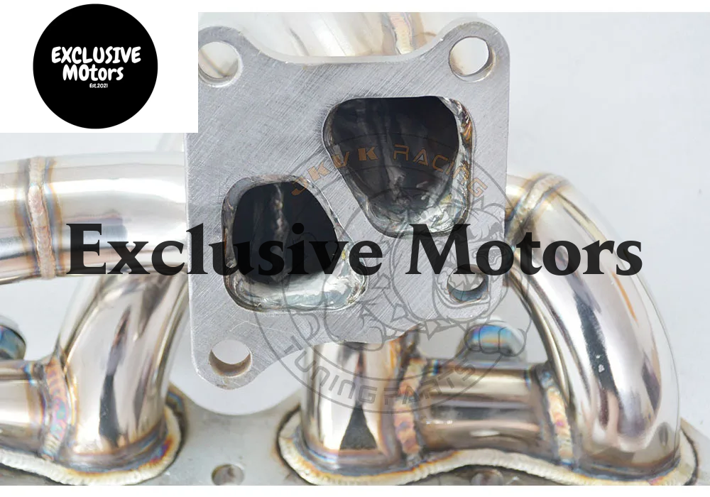 JKVK RACING Header Exhaust Manifold For Lancer EVO8 2.0L 4G63 I4 2003-2005
