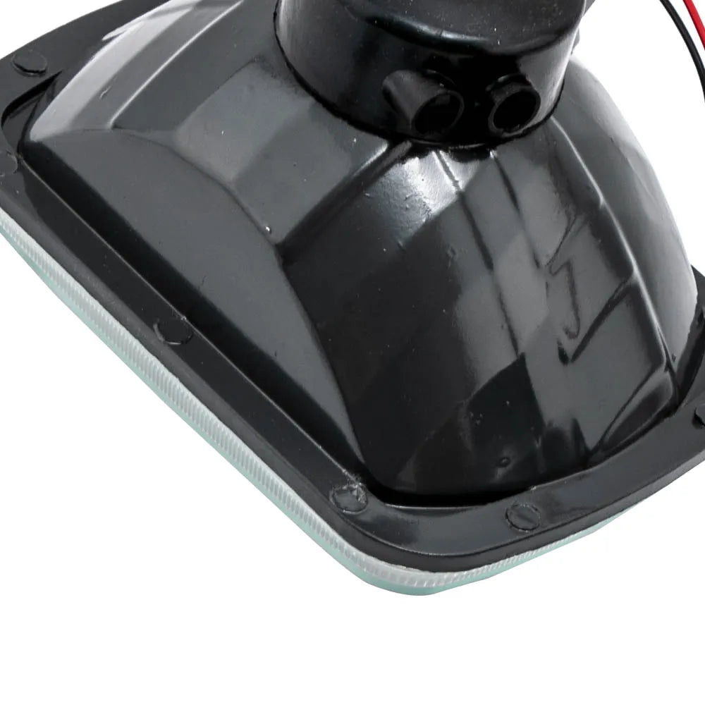 MAXPEEDINGRODS 7x6 Inch Bank 1&2 LED Headlights Conversion Kit Assembly H4 for Jeep Wrangler