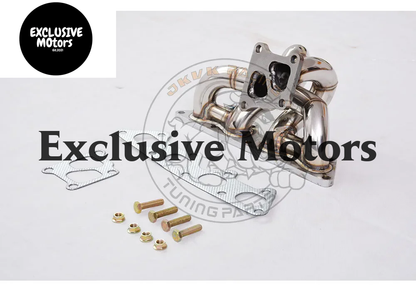 JKVK RACING Header Exhaust Manifold For Lancer EVO8 2.0L 4G63 I4 2003-2005