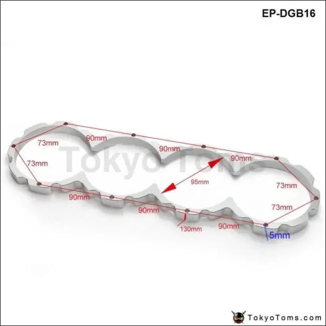 Honda Civic B Series 1990-2001 Type Engine Block Guard Blockguard Silver - Tokyo Tom's