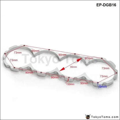 Honda Civic B Series 1990-2001 Type Engine Block Guard Blockguard Silver - Tokyo Tom's