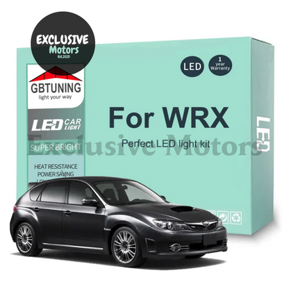 8Pcs LED Interior Light Bulb Kit for Subaru WRX (2000-2014)