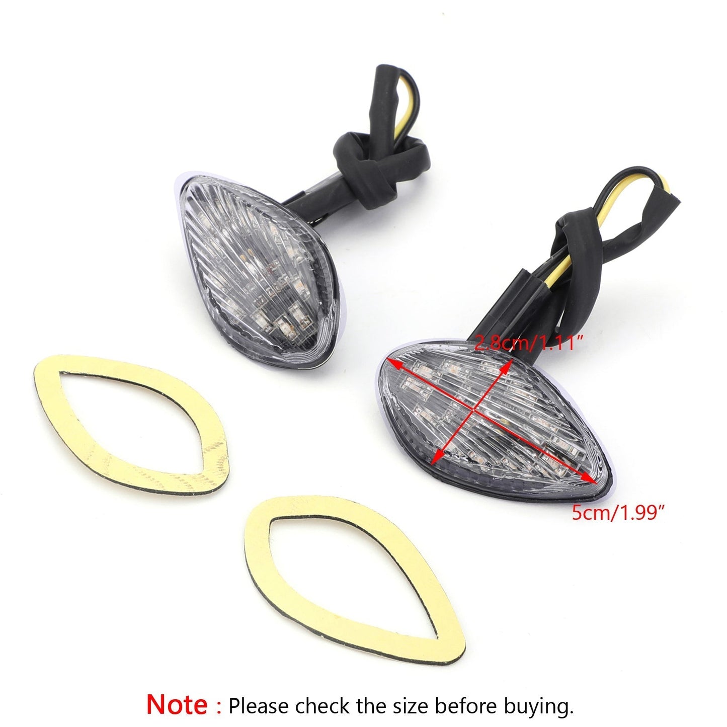 Turn Signals For Honda CBR 600 F3/F4/F4i CBR 600 1000 RR CB 919, 2 Color Generic