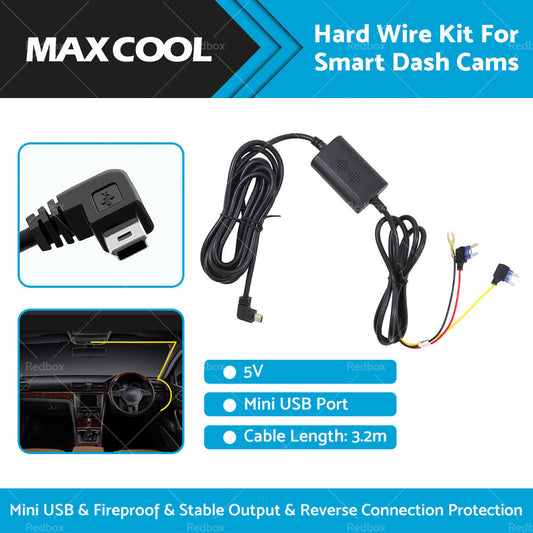 2m Hard Wire Kit Mini USB for Uniden IGO CAM 85R Dash Cams 2020-2023