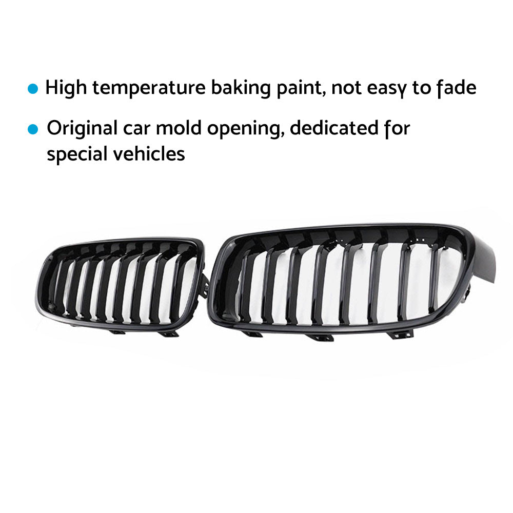 Front Bumper Kidney Grille Grill Suitable For BMW F30 F31 320i 330i 12-18-1