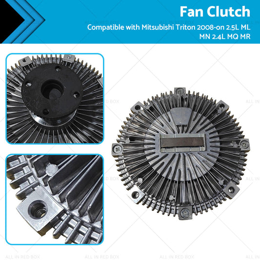 Fan Clutch 2.5L for Mitsubishi Triton ML MN MQ MR 2008-on