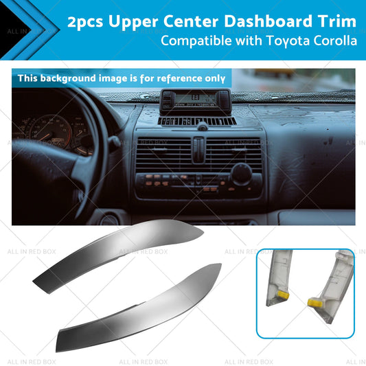 Upper Center Dashboard Trim 2pcs for Toyota Corolla 2009-2013
