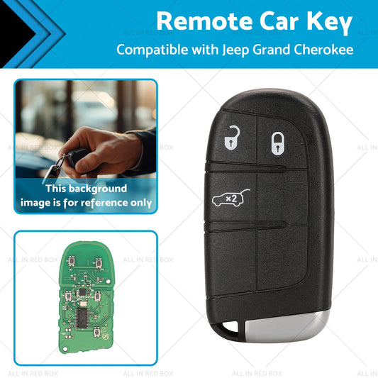 3 Button Smart Car Remote Key for Jeep Grand Cherokee 2014-2019