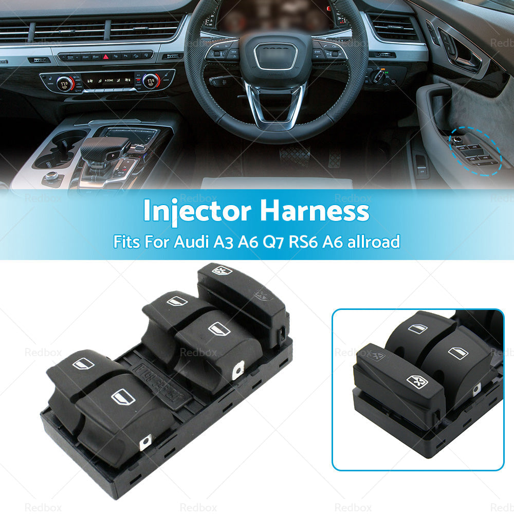 Electric Power Window Switch for Audi A3 A6 Q7 RS6 Allroad (2004-2015)