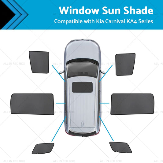 Front Rear Window Sun Shade for Kia Carnival KA4 (2020-2023)