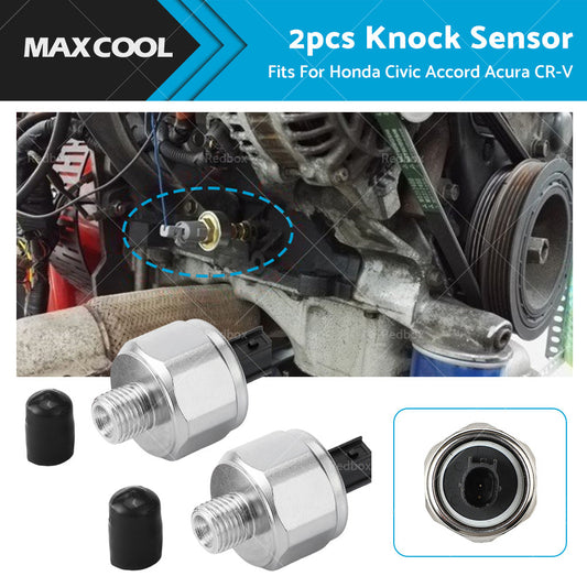 2X Knock Sensor for Honda Civic/Accord/CR-V 2002-2008