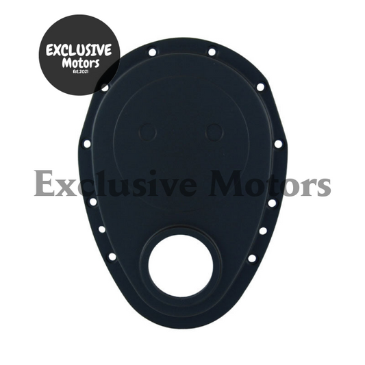 Small Block Timing Cover Black Aluminum for Chevrolet SBC (1955-2003)