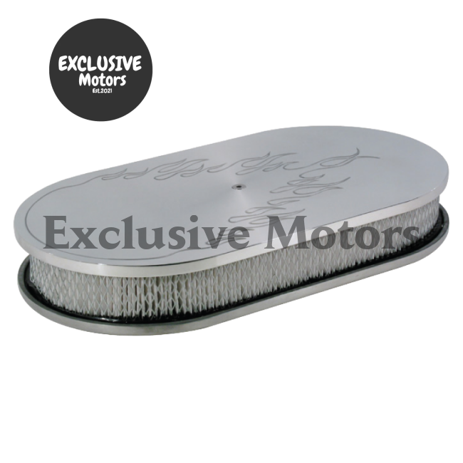 Oval Air Cleaner Kit Large Flame Design for Chevrolet Camaro (1967-1981)