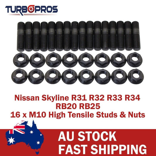 High Tensile Exhaust Manifold&Turbo Stud Kit for Nissan Skyline R33 RB25DET 2.5L