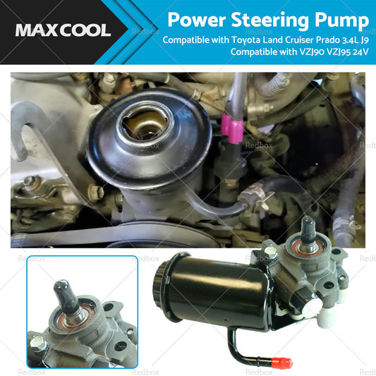 Power Steering Pump 3.4L for Toyota Land Cruiser Prado VZJ90 VZJ95 1996-2002
