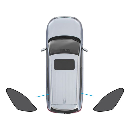 2x Triangular Car Window Sun Shades Suitable For Mazda CX-30 2019-2025 UV Protection-0