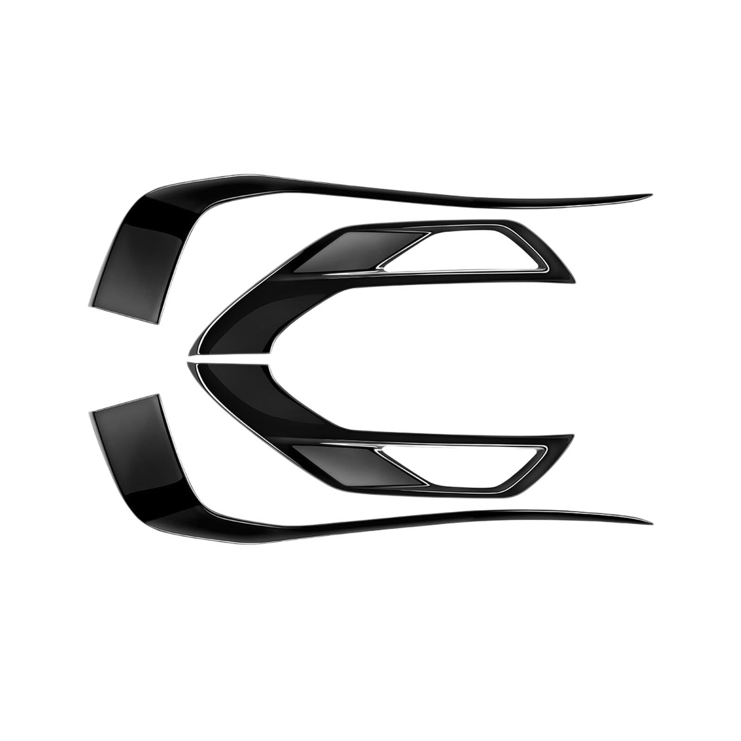 Front Grill Molding Trim Protector Cover Suitable For Mitsubishi Outlander 2022-2024-0