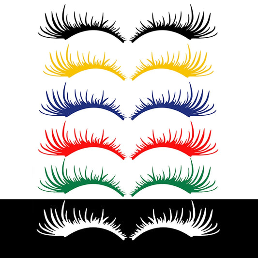 Headlight Eyelash Decal Black for Porsche VW Beetle 98-19