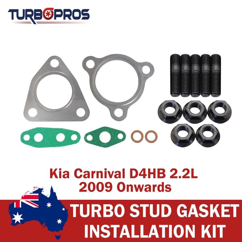 Turbo Charger Installation Stud & Gasket Kit for Kia Carnival D4HB 2.2L 2009-