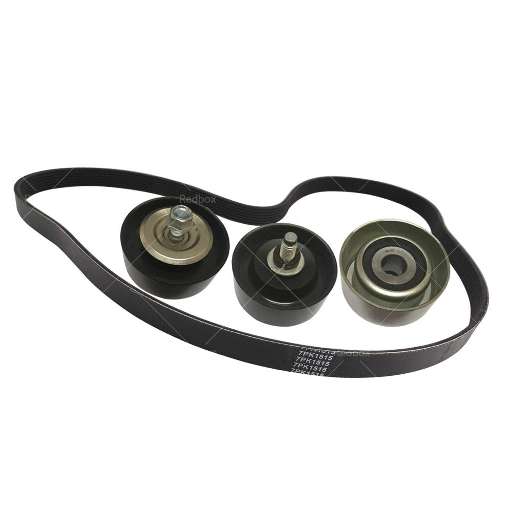 Drive Fan Belt  Idler Pulley Kit Compatible with Hilux 3. 0L Diesel 1KD-FTV KUN16 KUN26-4