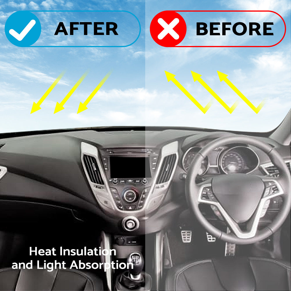 Suitable For Hyundai Veloster FS 11-17 All Models Mat Covers Non-Slip DashMat-3