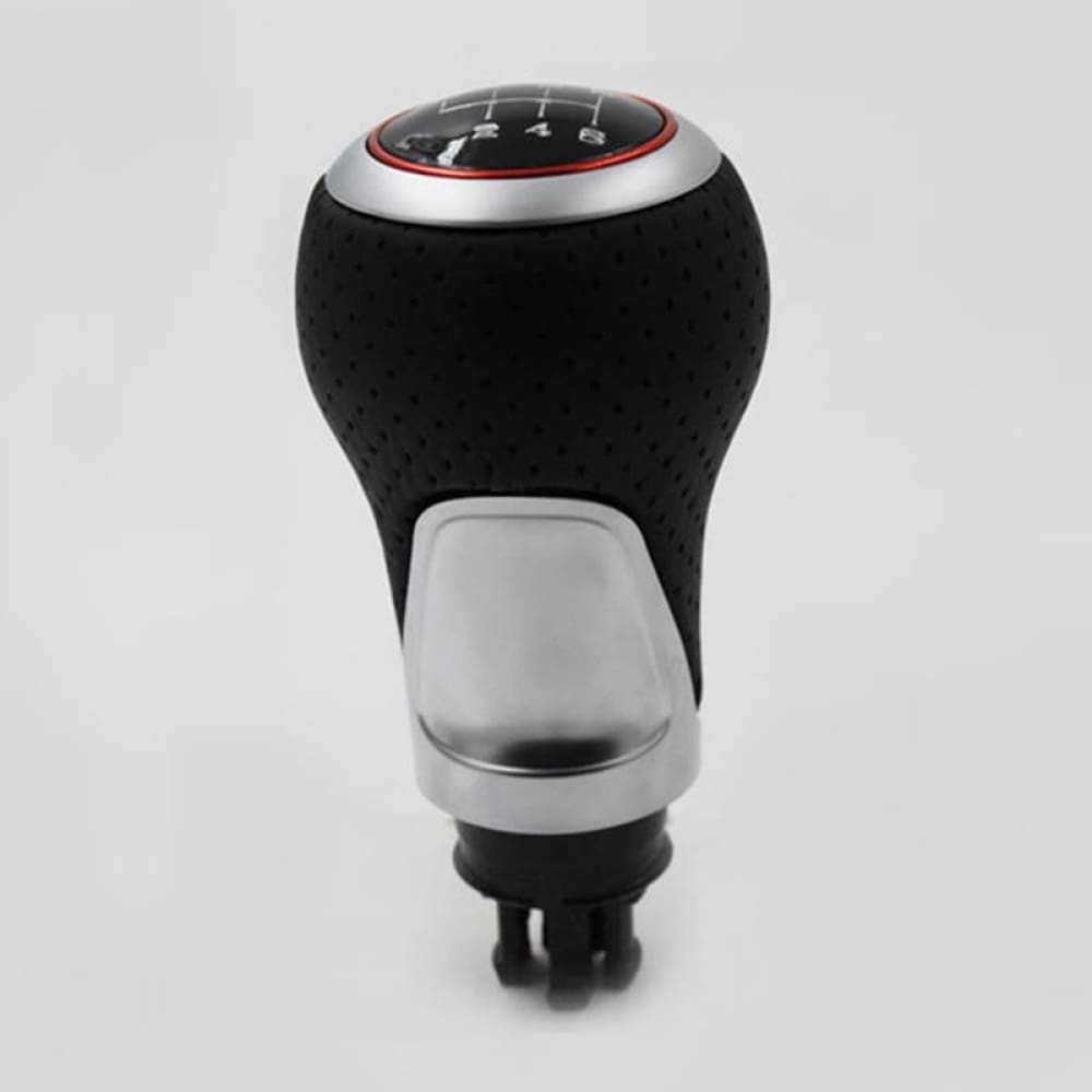Manual Gear 6 Speed Transmission Shift Knob Perforated Leather for Audi A4 S4 B8 8K A5 8T Q5 8R S Line 07-15 - Shift Knobs 5