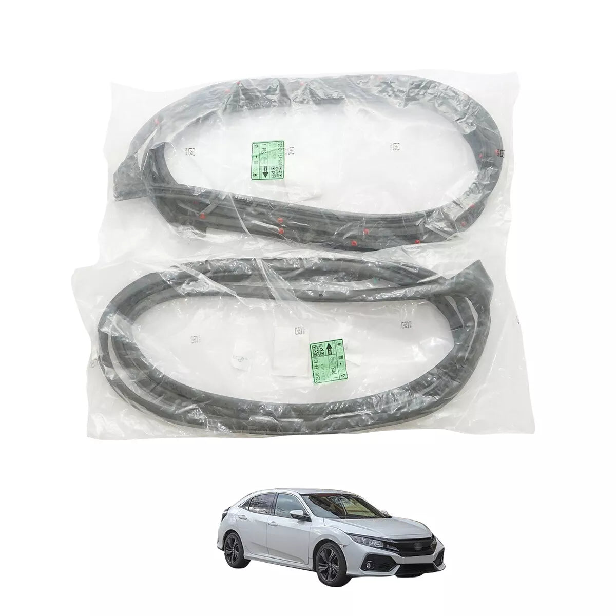 Front Door Weatherstrip for Honda Civic 10th Gen 4DR 2017-2021