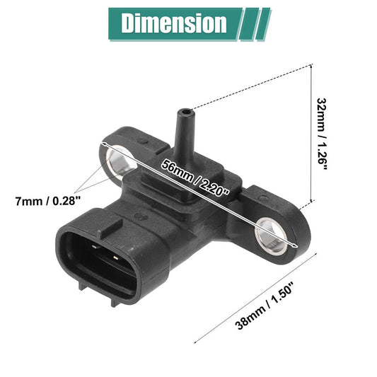 3 Pins Air Intake Pressure Map Sensor for Toyota Auris Avensis Corolla Camry