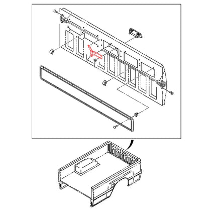 Tail gate Lever for Isuzu Chevrolet LUV TF TFR Bedford Brava Opel Campo