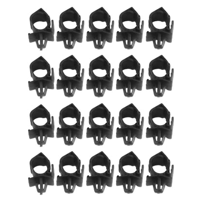 0.43inch 20x Car Harness Automatic Route Clamp for Unknown Make Model