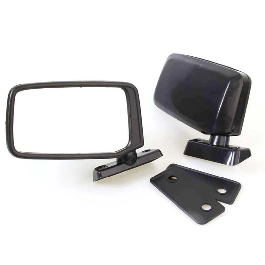 Black Door Mirrors Set for Subaru FF-1/Leone/Rex/Sherpa 1969-1989
