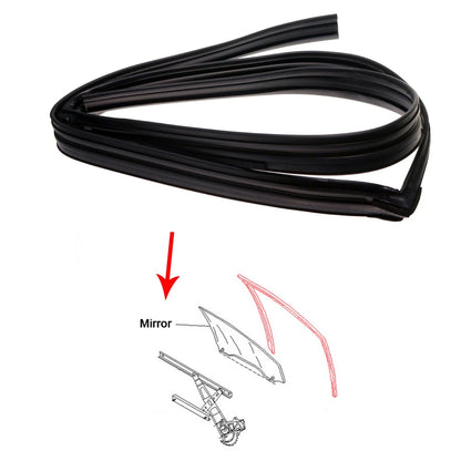 Rear Weatherstrip Glass Run Channel for Honda Fit/Jazz 2001-2008