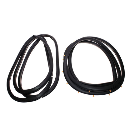 Front Door Weatherstrip x2 for Honda Civic Sedan 1992-1994