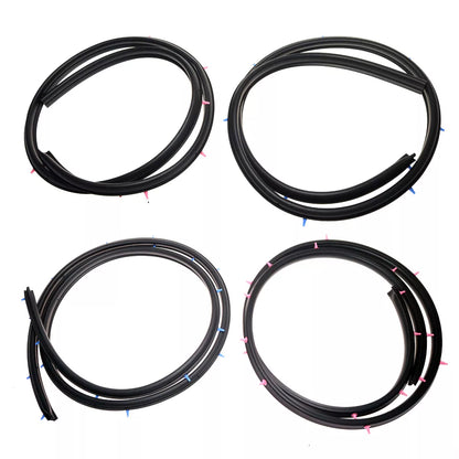 Rear Door Weatherstrip Set for Nissan Sylphy N16 Almera Pulsar Sedan 2000-2006