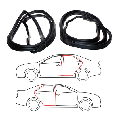 Rear Door Weatherstrip for Mercedes-Benz W124 220TE 280TE 300TE 250TD 300D 1986-1995