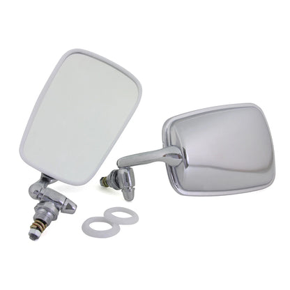 x2 Door Mirrors Chrome for Volkswagen 411/412/Beetle/Brasilia 1968-1982